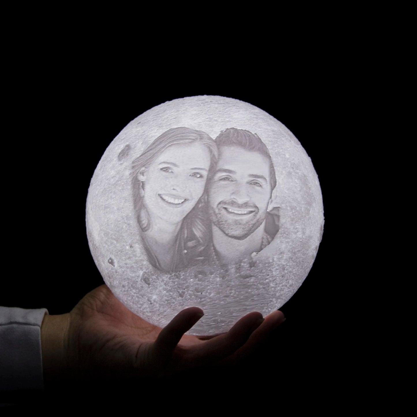 Printing Moon Lamp Customized Photo Text Night Light USB Rechargeable