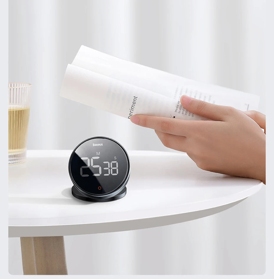 Baseus Digital Kitchen Timer Magnetic Countdown Alarm Clock