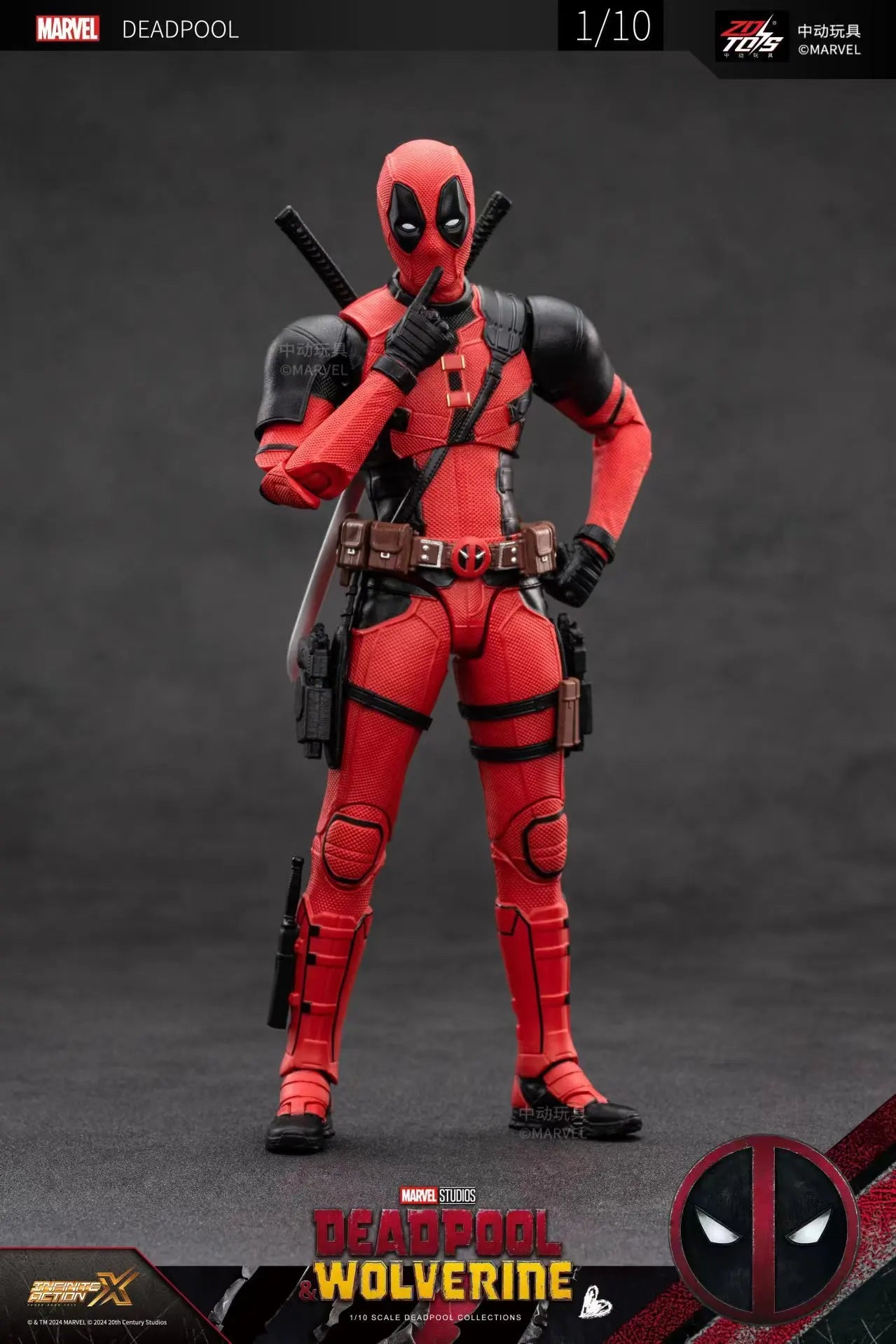 Toys Deadpool & Wolverine Action figures Deadpool Boxed Wolverine