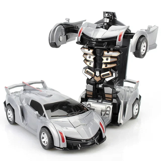 Car Toys One-key Deformation Car Toys Automatic Transformation Robot