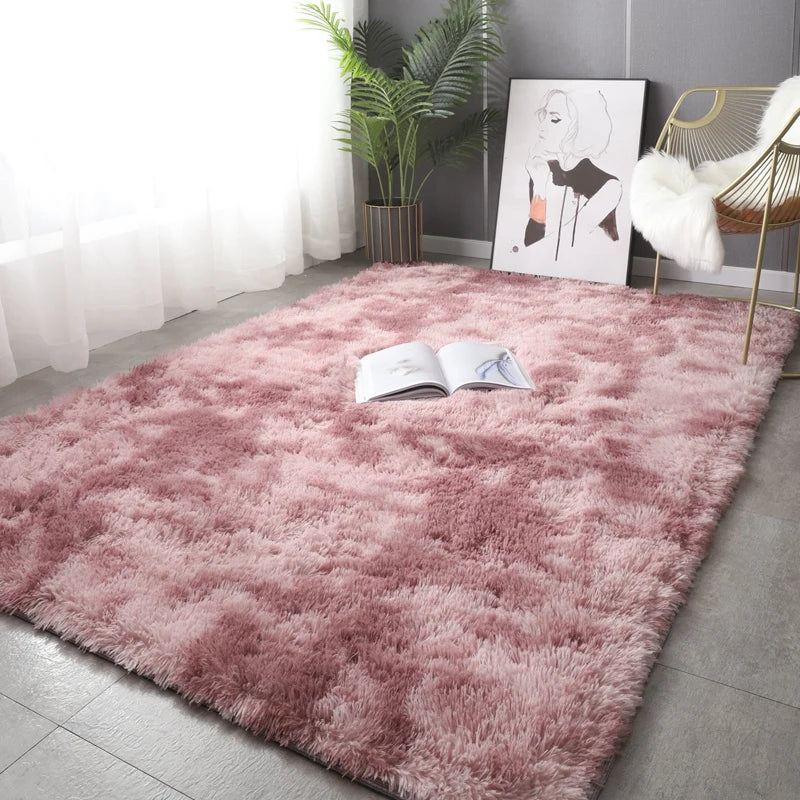 Plush Carpet For Living Room Sofa Floor Cushions Modern Soft Fluffy
