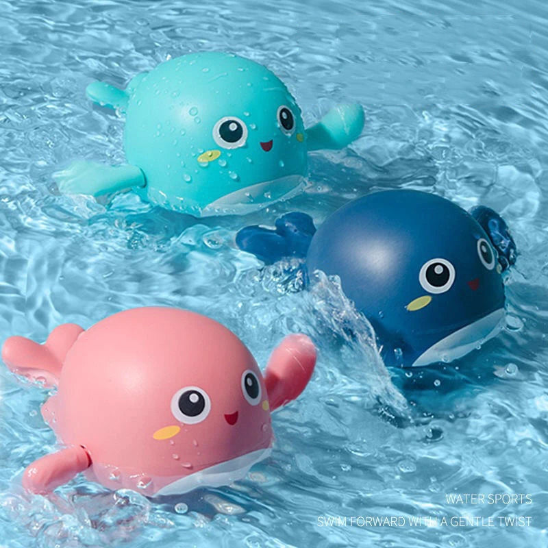 Baby Bath Toys Kids Swimming Clockwork Dolls Play Water Fun Toys