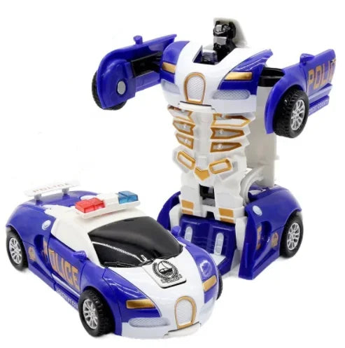 Car Toys One-key Deformation Car Toys Automatic Transformation Robot