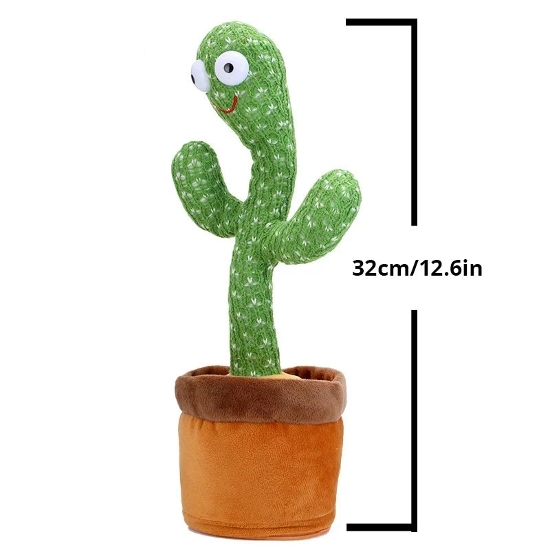 Dancing Cactus Toy,Repeat Talking ,Song Speaker Wriggle Dancing Sing