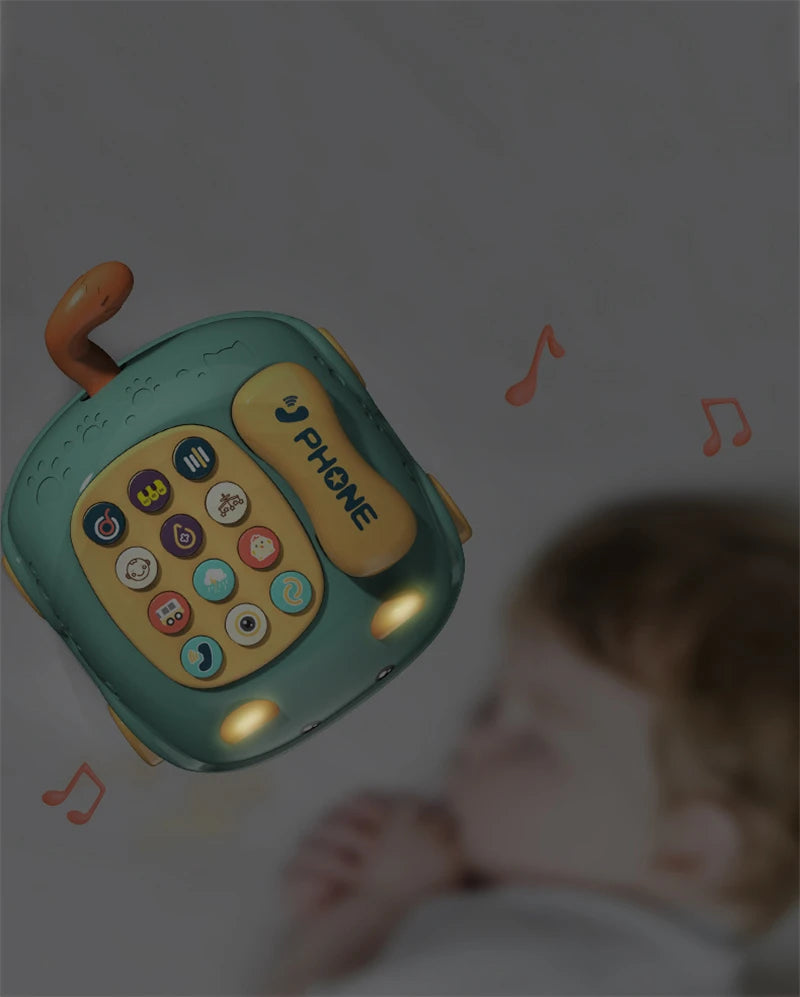 Baby toys months Montessori Musical Piano Phone Toys For Baby Girl