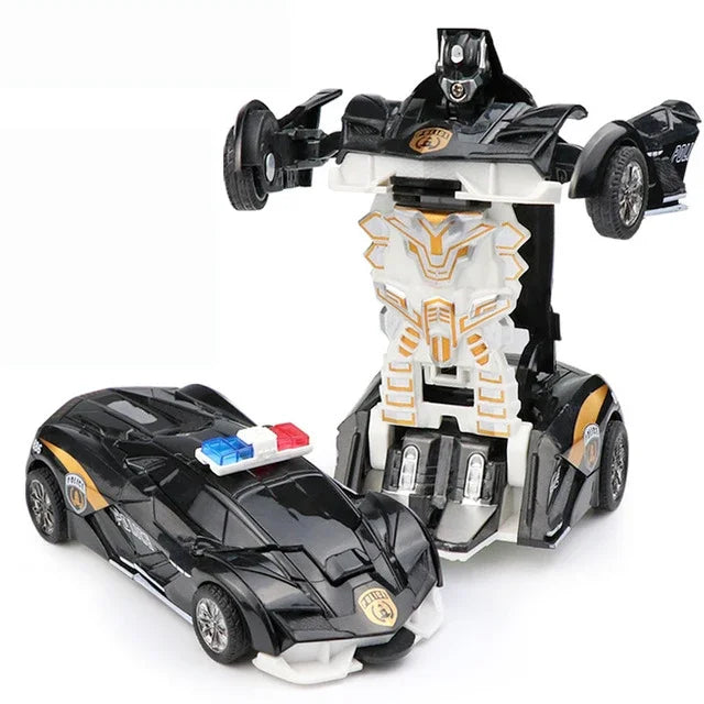 Car Toys One-key Deformation Car Toys Automatic Transformation Robot