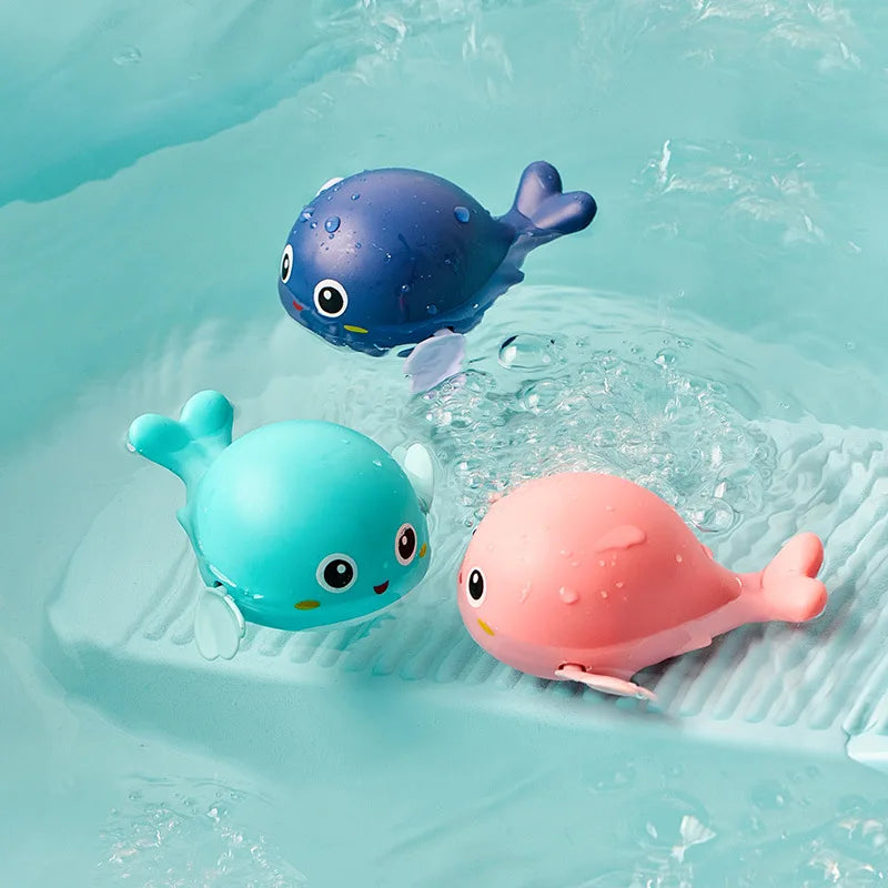 Baby Bath Toys Kids Swimming Clockwork Dolls Play Water Fun Toys