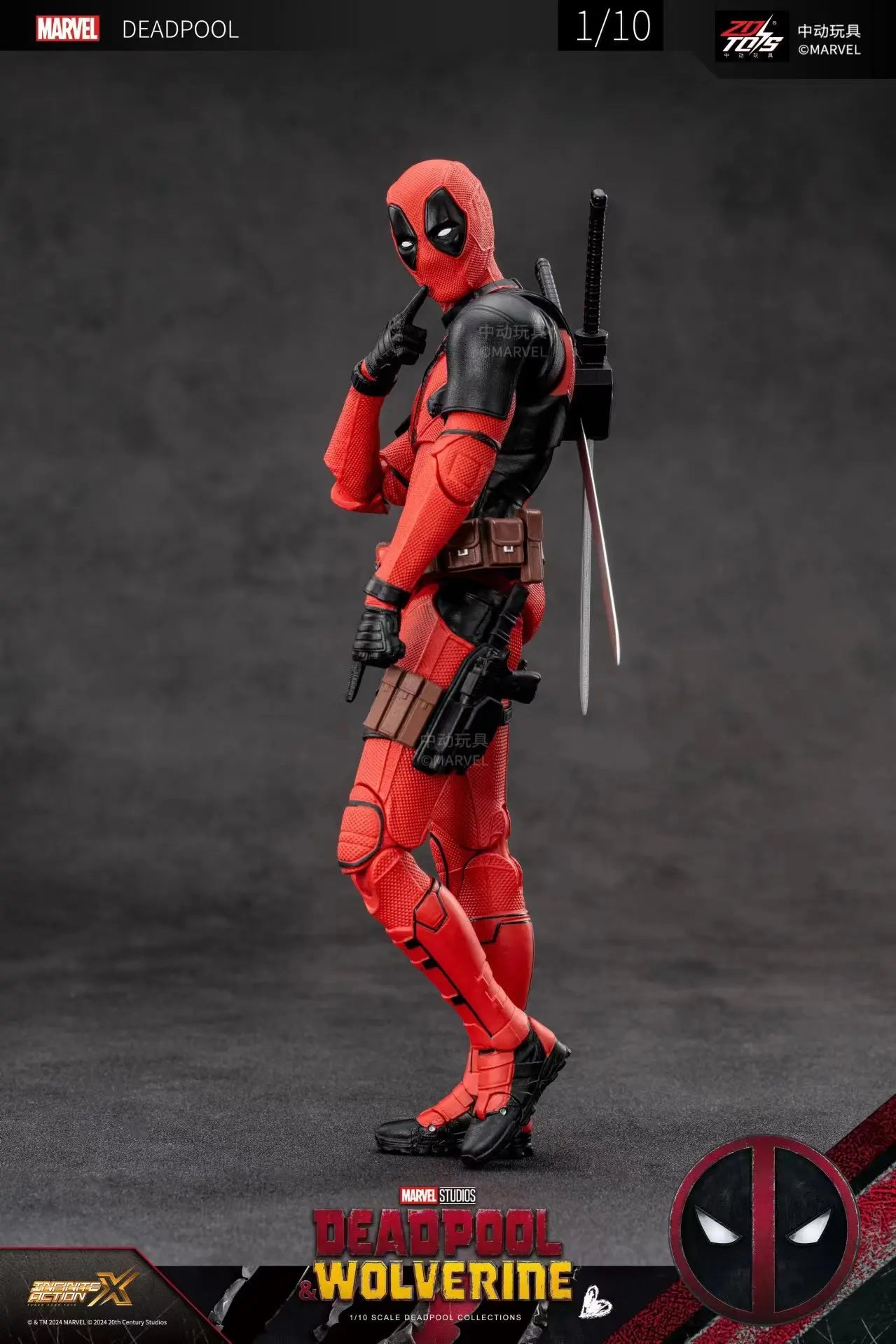 Toys Deadpool & Wolverine Action figures Deadpool Boxed Wolverine