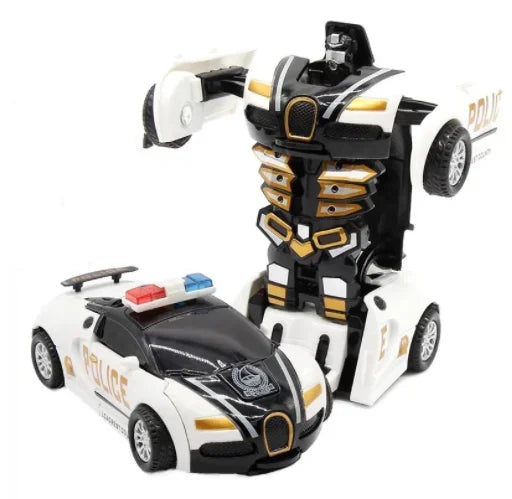 Car Toys One-key Deformation Car Toys Automatic Transformation Robot