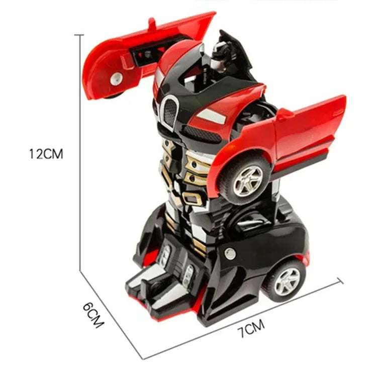 Car Toys One-key Deformation Car Toys Automatic Transformation Robot