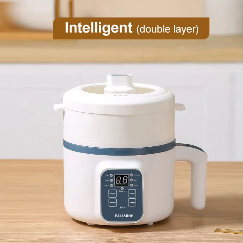 Mini Electric Rice Cooker Household Multicooker Steamer for Kitchen