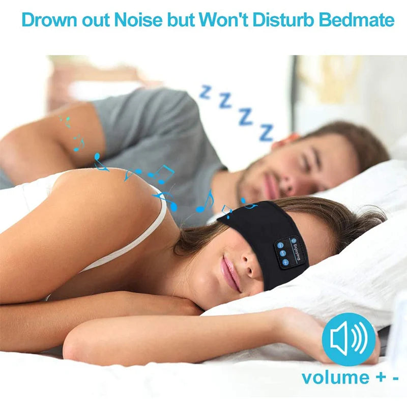 Bluetooth Earphones Sports Sleeping Headband Elastic Wireless