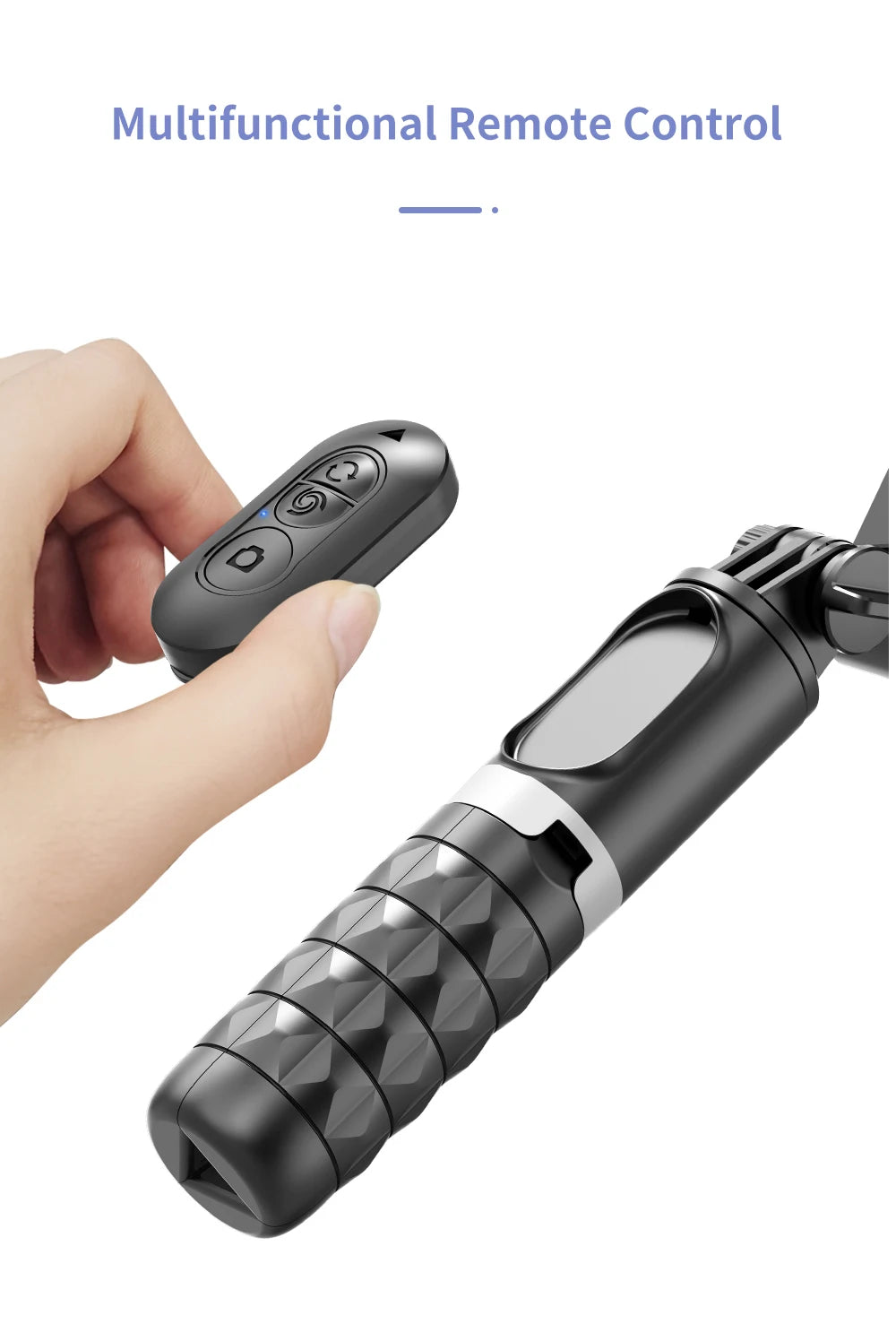 360 Rotation Following Shooting Mode Gimbal Stabilizer Selfie Stick