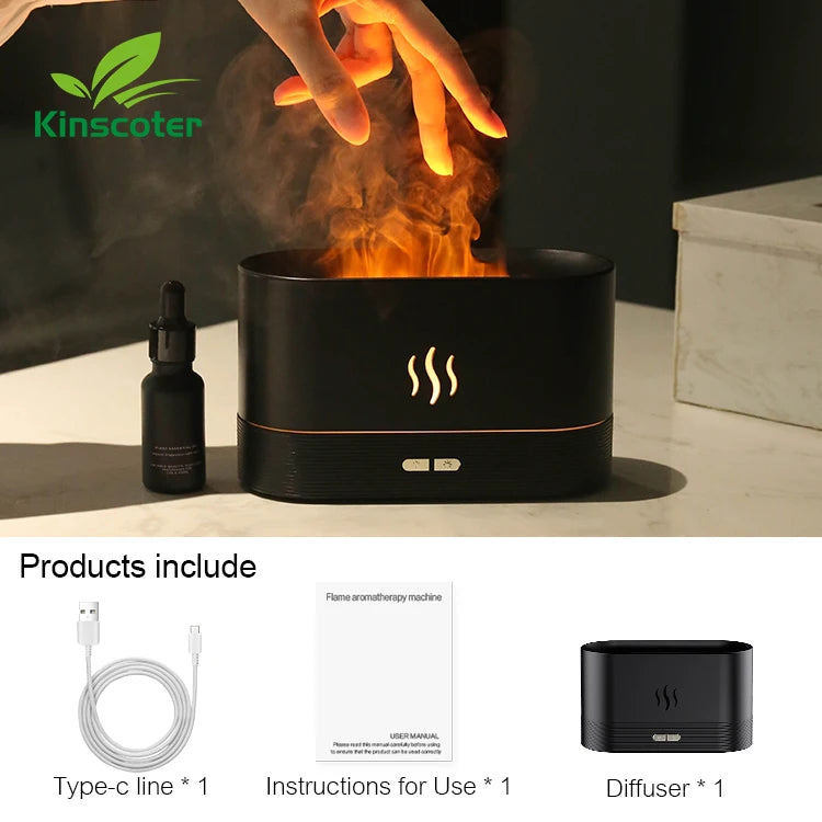 Kinscoter Aroma Diffuser Air Humidifier Ultrasonic Cool Mist Maker