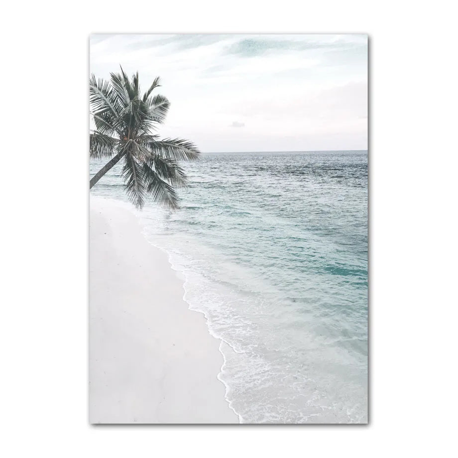 Beach Sea Ocean Poster Wall Art Canvas Painting Home Decoration