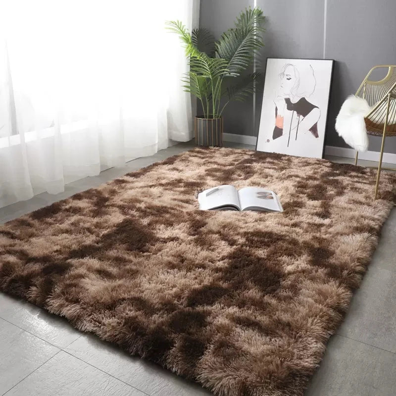 Plush Carpet For Living Room Sofa Floor Cushions Modern Soft Fluffy