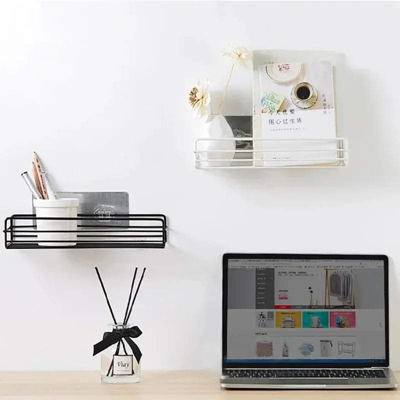 Toilet Storage Rack Bathroom Shelf No-Drill Corner Shelf