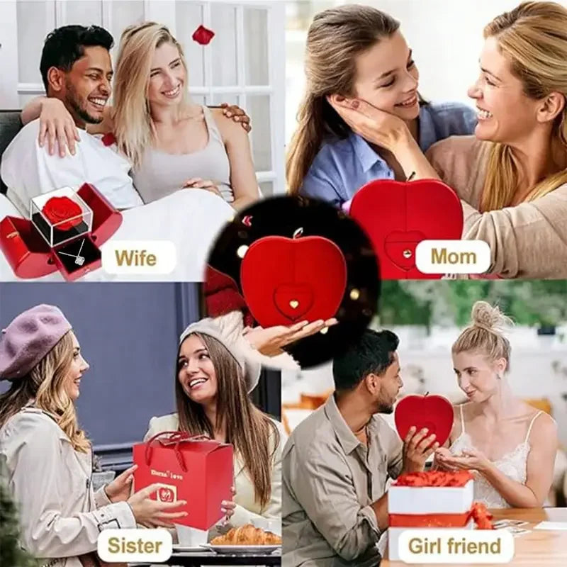 Luxury Rose Jewelry Box - Valentine's Day, Mother's Day, Eternal Flower