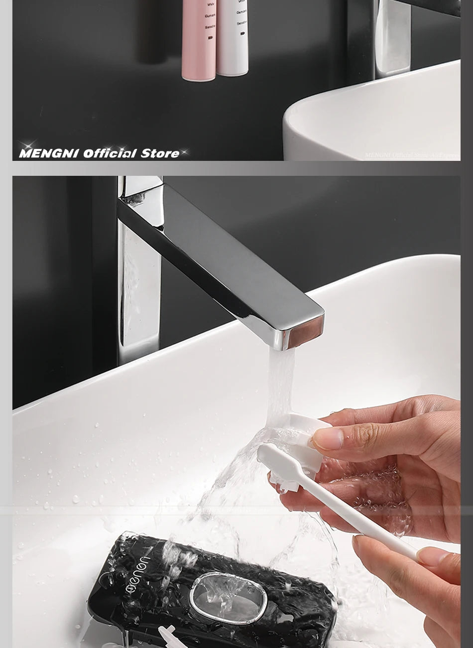 Automatic Toothpaste Dispenser Squeezer With Toothbrush Holder