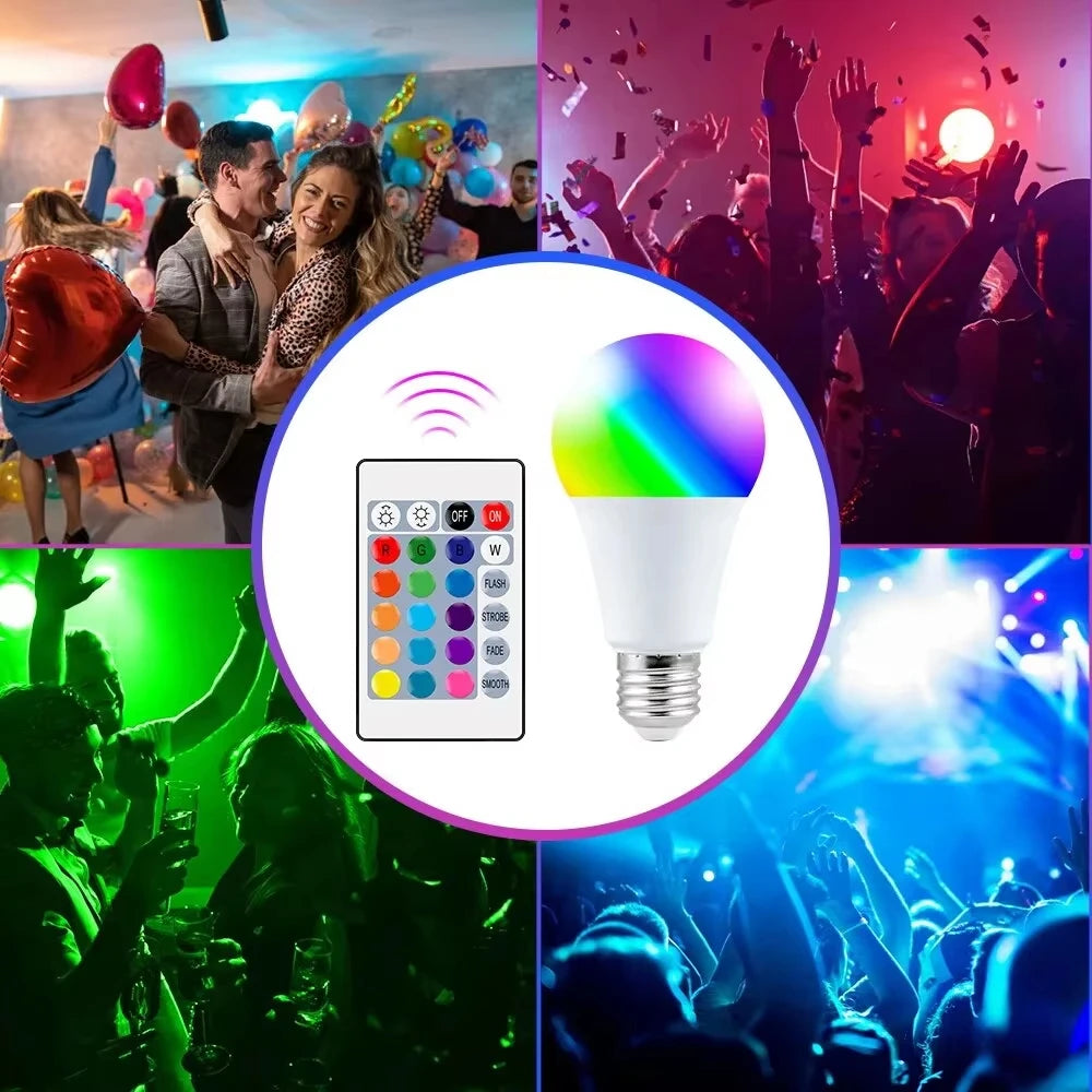 LED Bulb Household Lighting Dimmable Control Smart Lamp