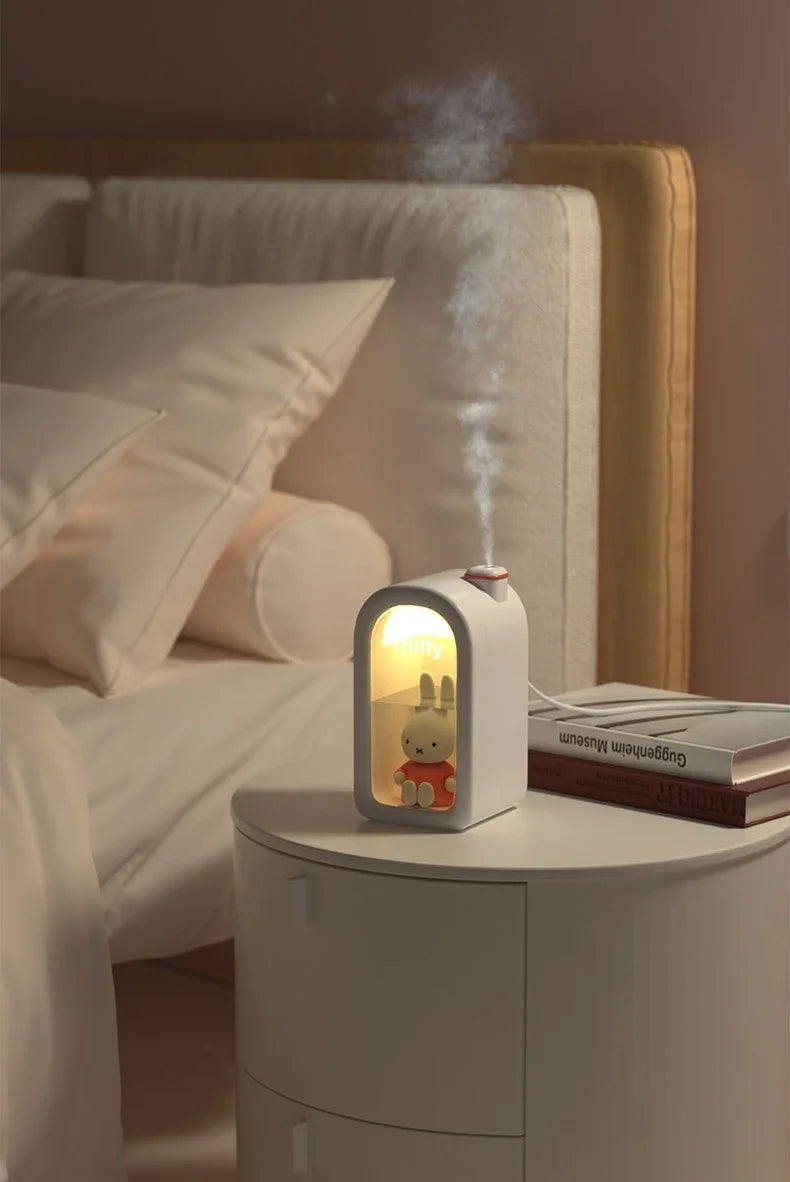 Cool Mist Humidifier Cute with Night Light USB Portable Air Humidifier