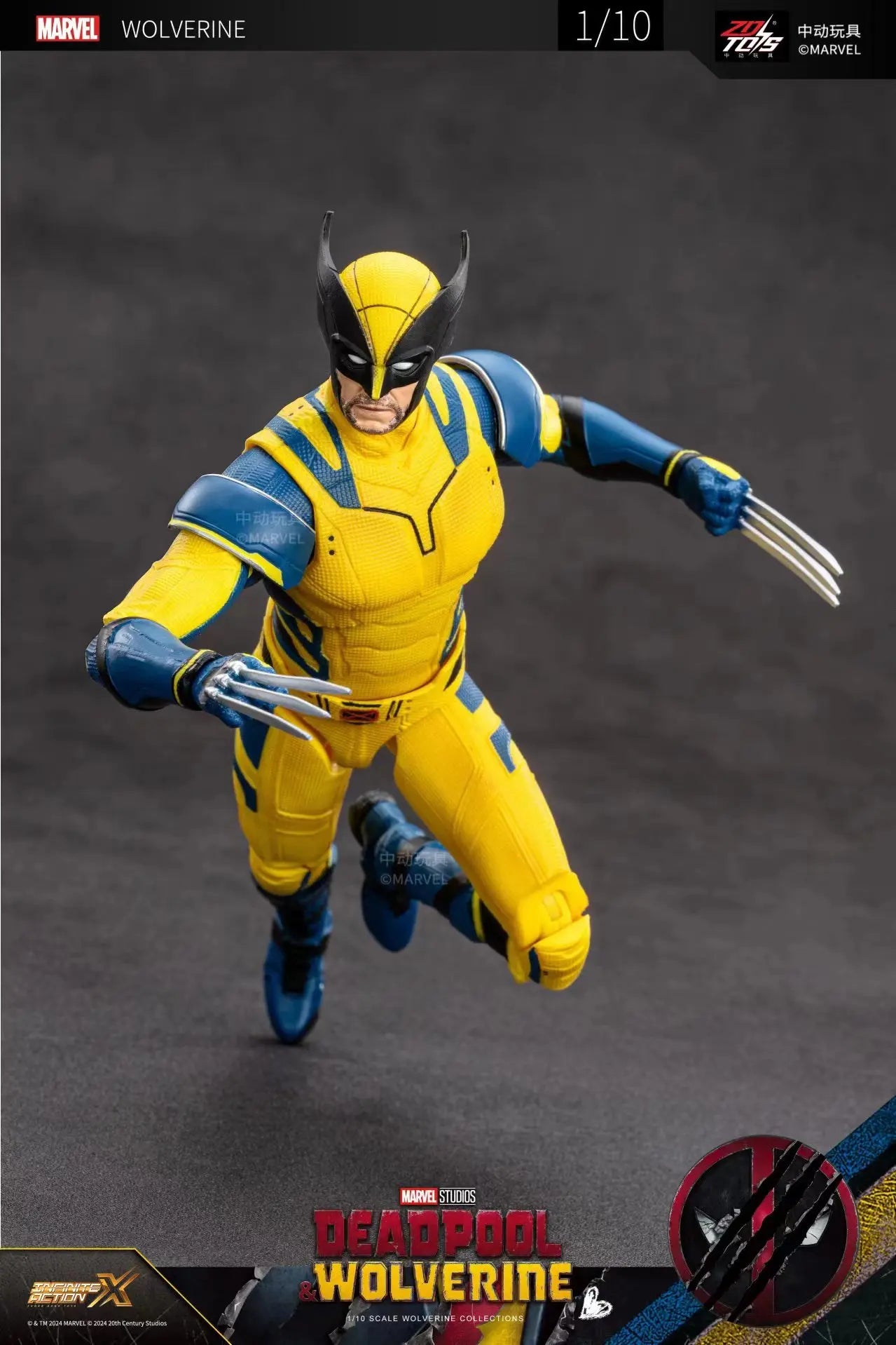 Toys Deadpool & Wolverine Action figures Deadpool Boxed Wolverine