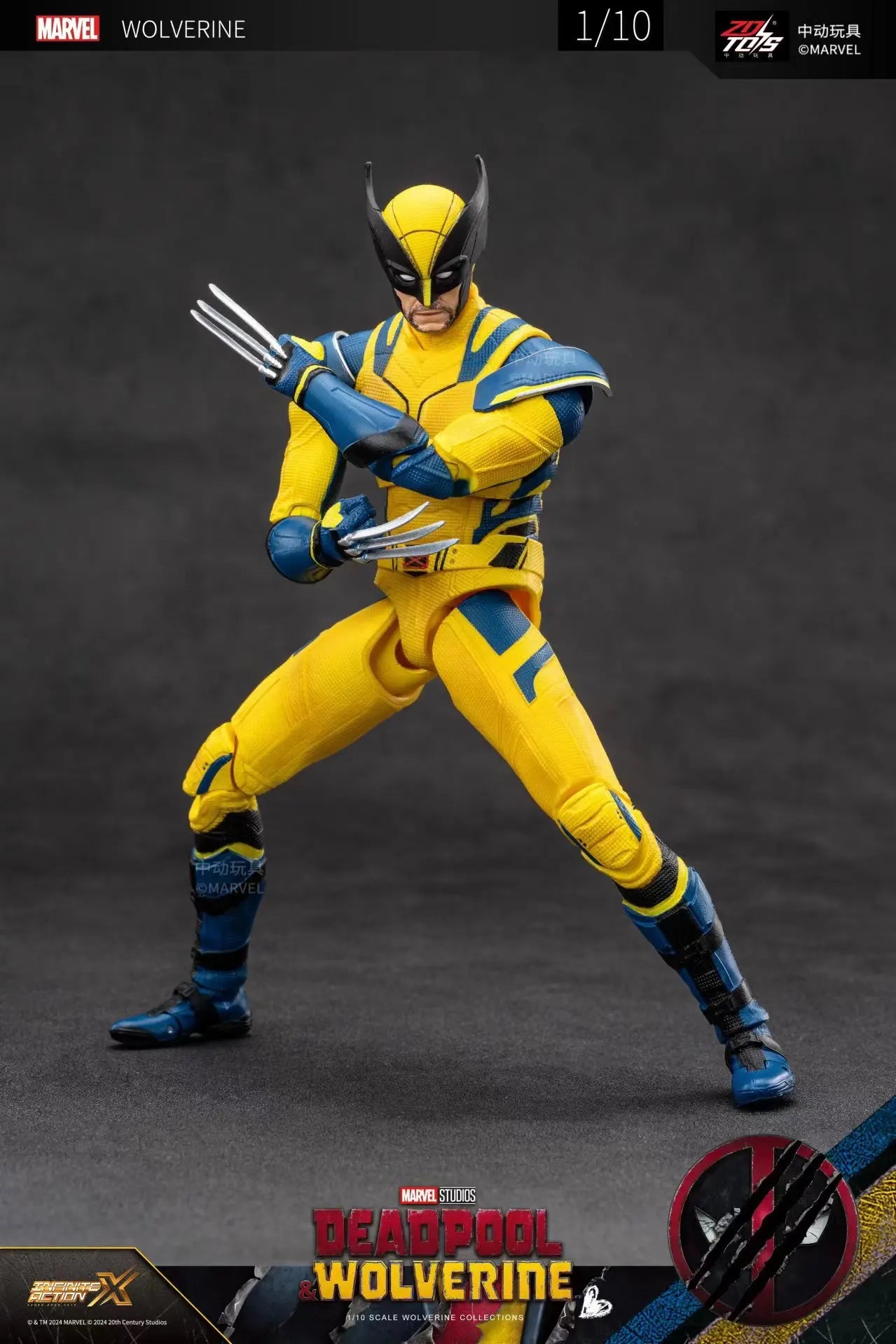 Toys Deadpool & Wolverine Action figures Deadpool Boxed Wolverine