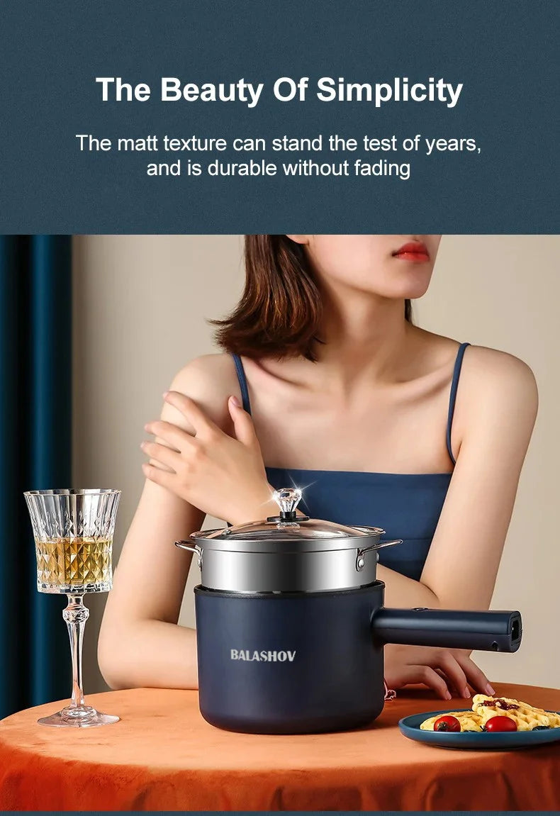 Mini Electric Cooker Multi-Function All-In-One Pot Single Double Layer