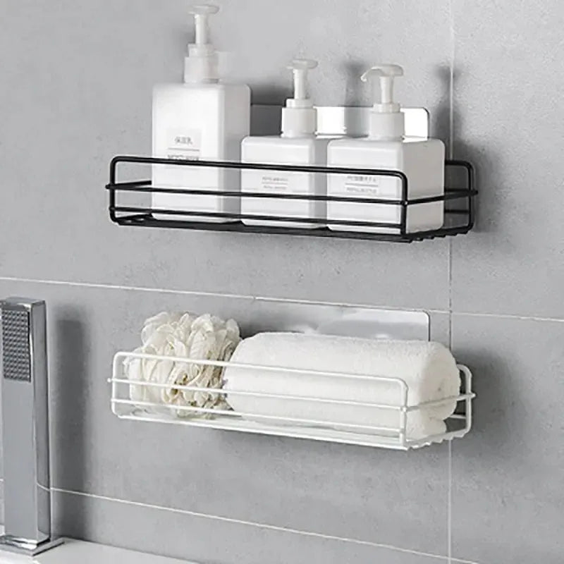 Toilet Storage Rack Bathroom Shelf No-Drill Corner Shelf