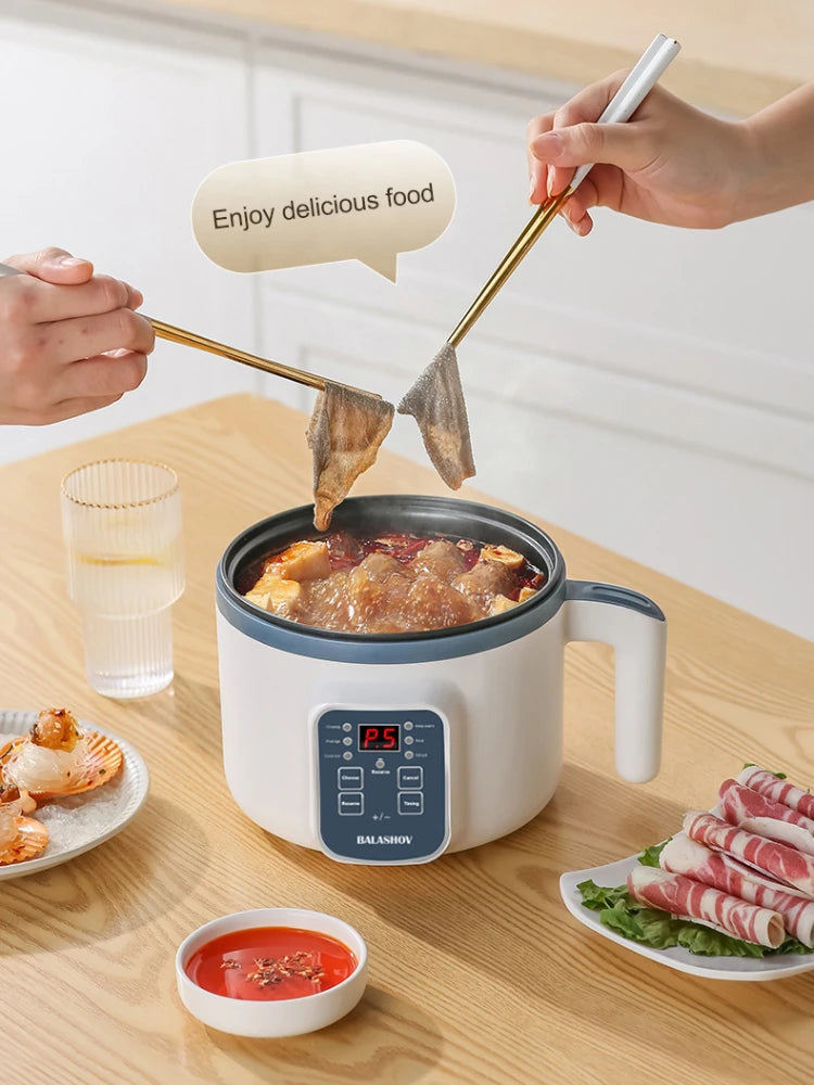 Mini Electric Rice Cooker Household Multicooker Steamer for Kitchen