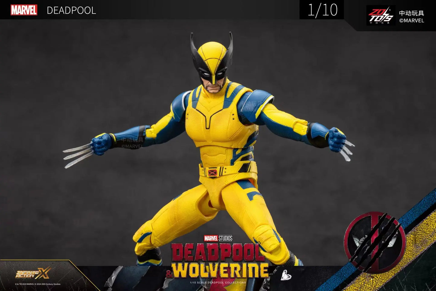 Toys Deadpool & Wolverine Action figures Deadpool Boxed Wolverine