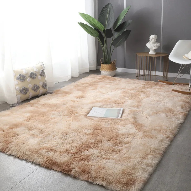 Plush Carpet For Living Room Sofa Floor Cushions Modern Soft Fluffy