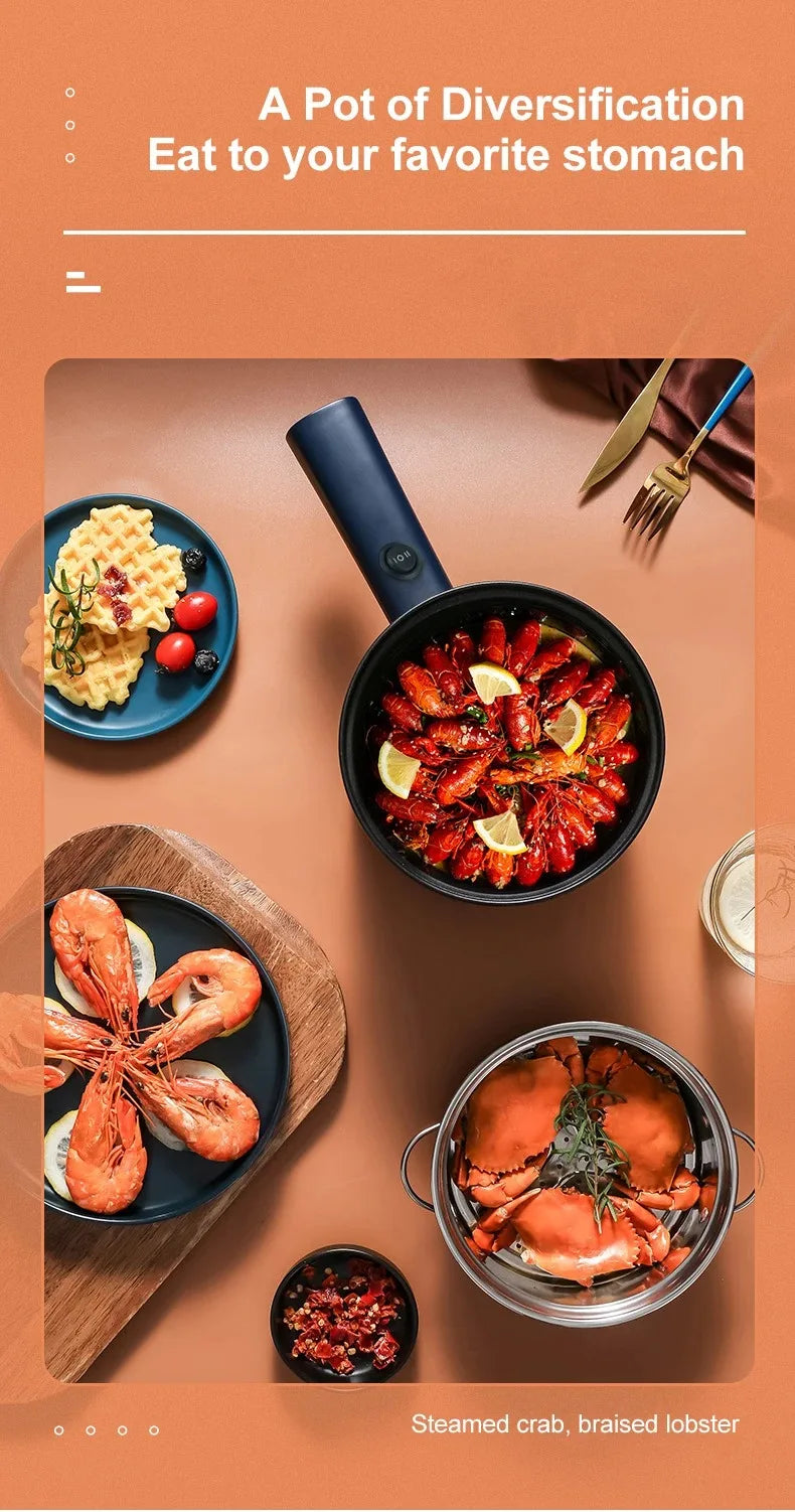 Mini Electric Cooker Multi-Function All-In-One Pot Single Double Layer