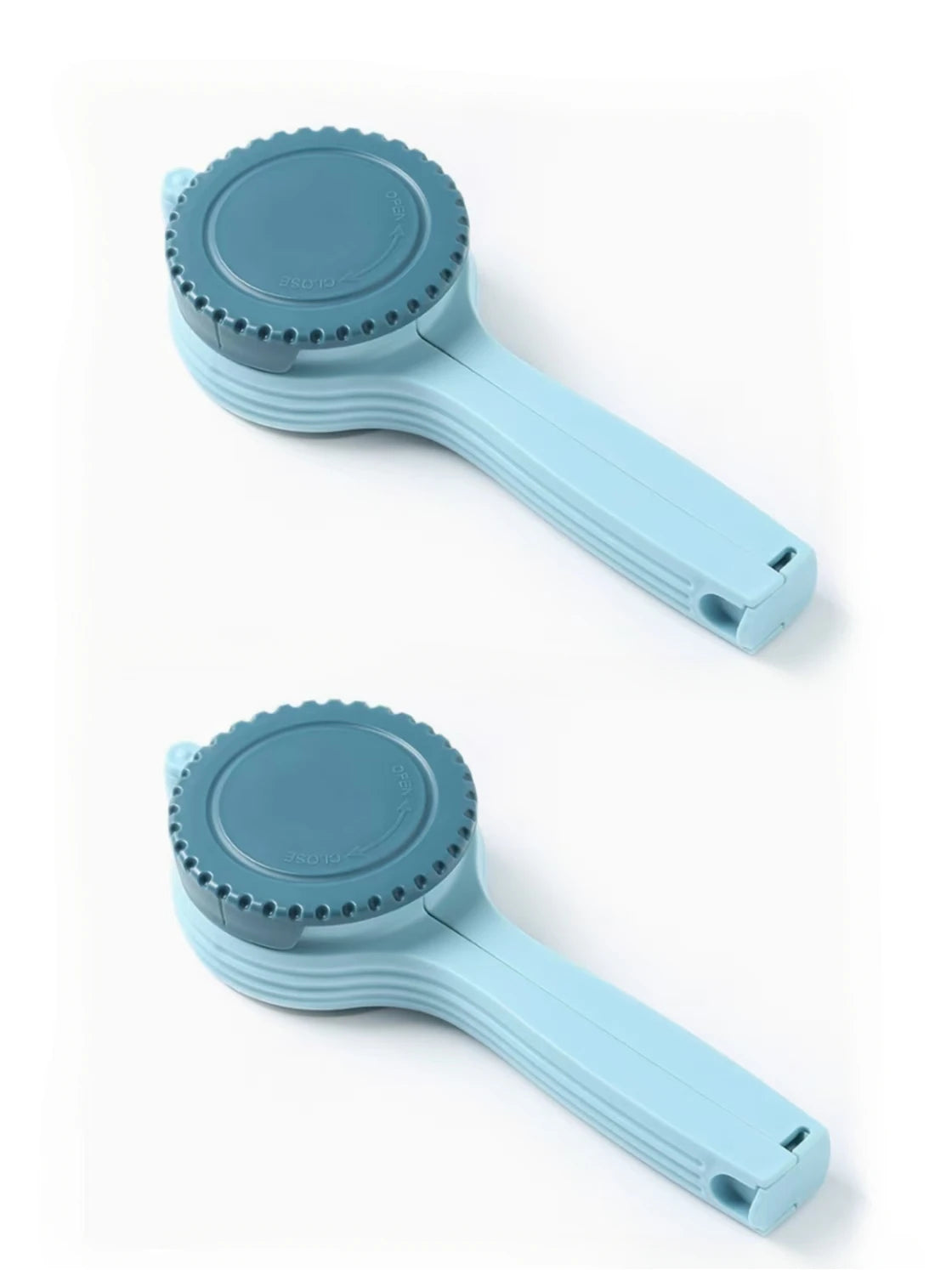 2pcs Food Storage Bag Sealing Clips Plastic Cap Sealer Clip with Pour Spouts Snack Candy Storage Keep Food Fresh Kitchen Gadgets