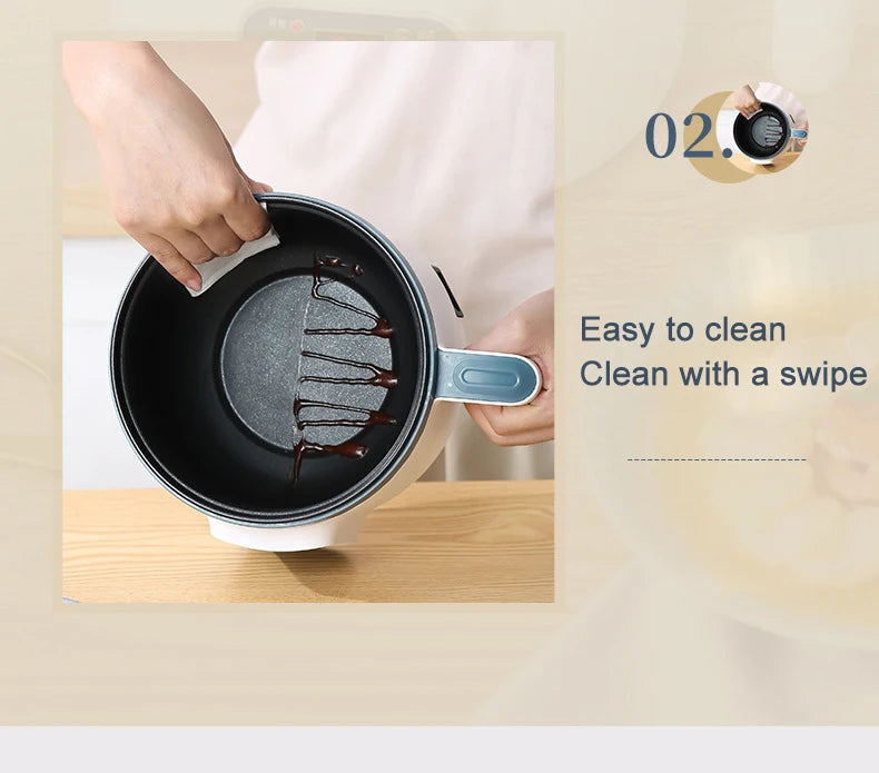 Mini Electric Rice Cooker Household Multicooker Steamer for Kitchen