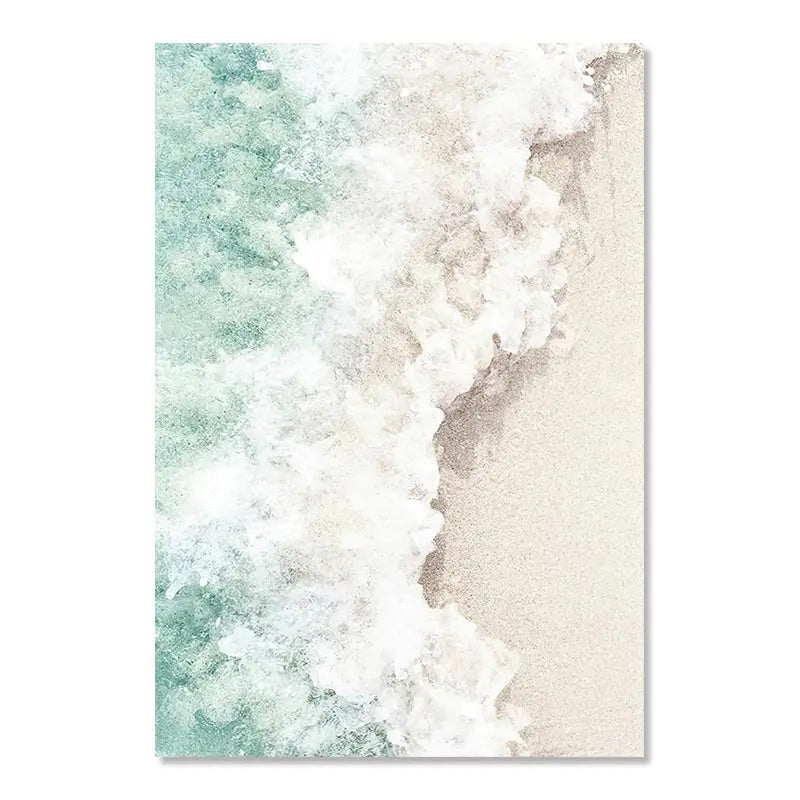 Beach Sea Ocean Poster Wall Art Canvas Painting Home Decoration