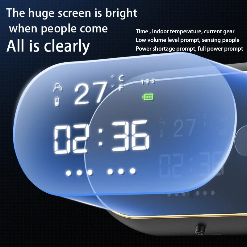 1pc Wall-mounted Automatic Soap Dispenser Large Capacity Touchless