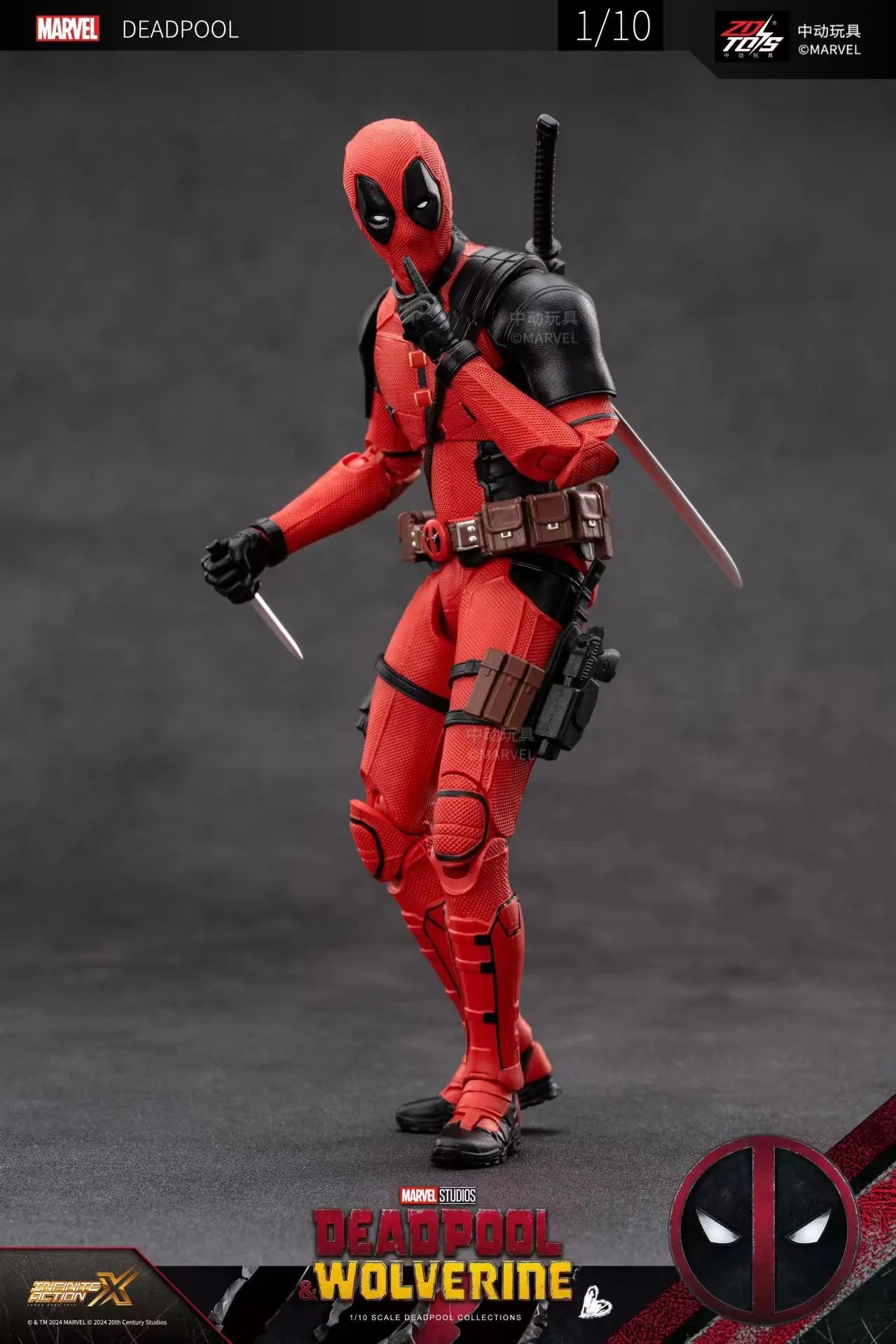 Toys Deadpool & Wolverine Action figures Deadpool Boxed Wolverine