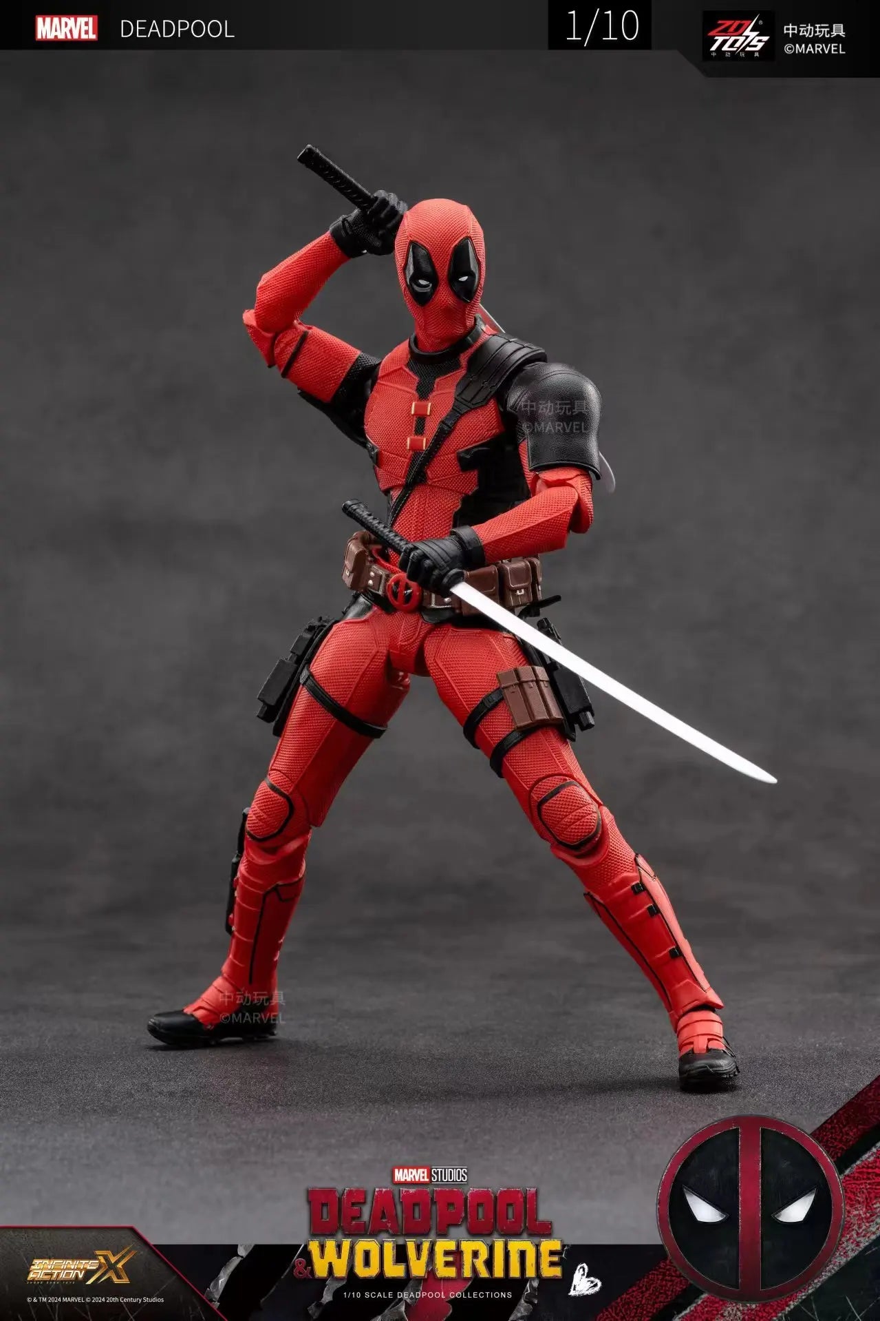 Toys Deadpool & Wolverine Action figures Deadpool Boxed Wolverine