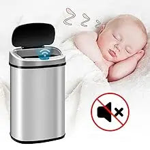 Kitchen Trash Can 50l Garbage Can Automatic Touch Free Garbage Bin