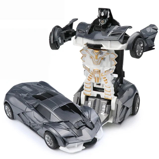 Car Toys One-key Deformation Car Toys Automatic Transformation Robot