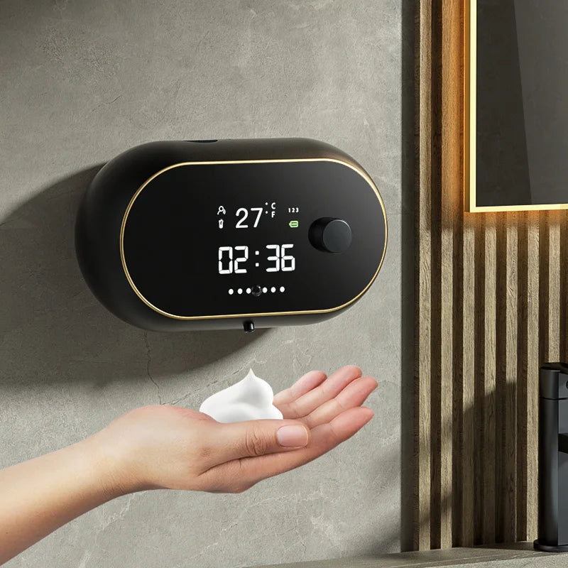 1pc Wall-mounted Automatic Soap Dispenser Large Capacity Touchless