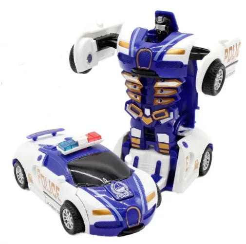 Car Toys One-key Deformation Car Toys Automatic Transformation Robot