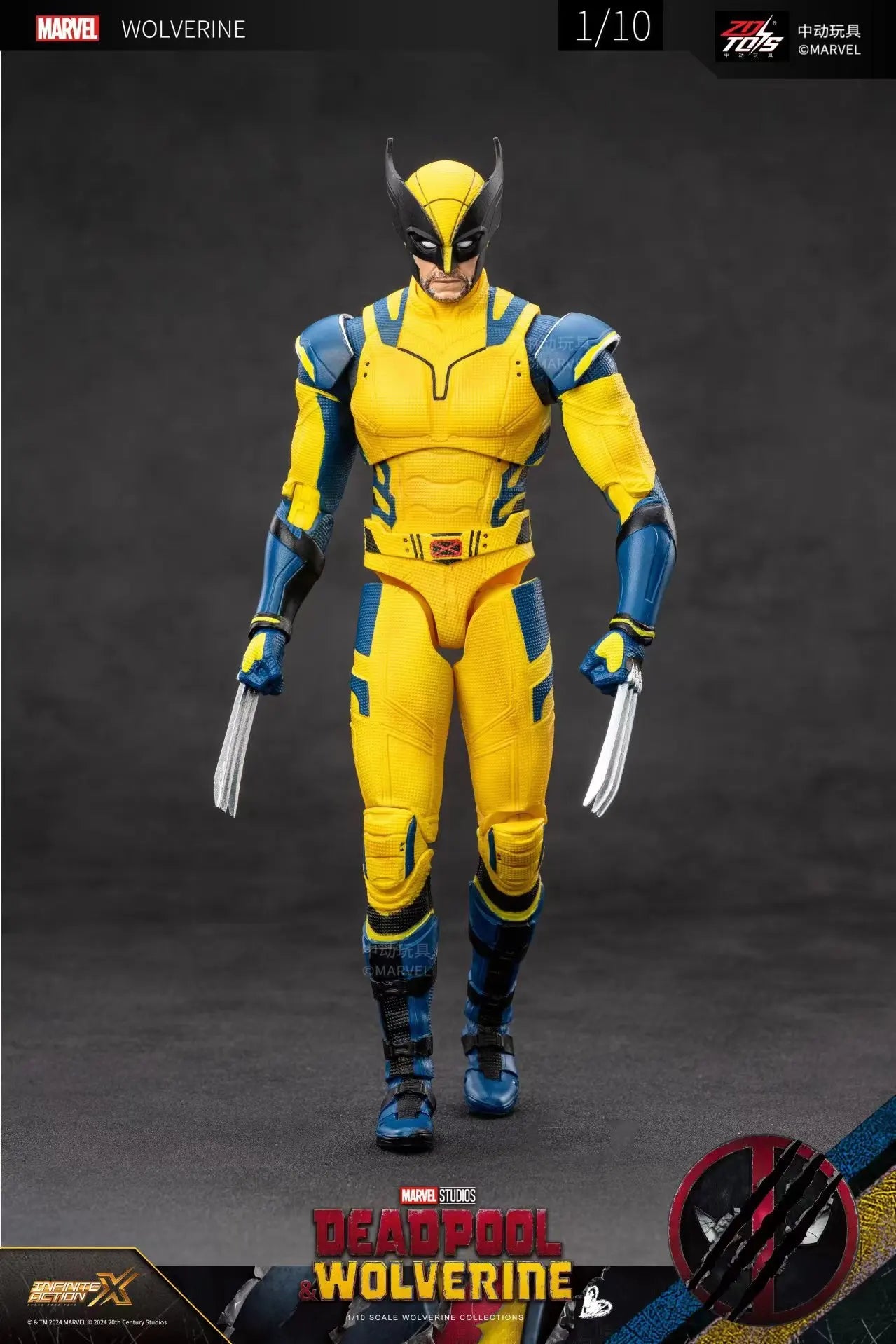 Toys Deadpool & Wolverine Action figures Deadpool Boxed Wolverine