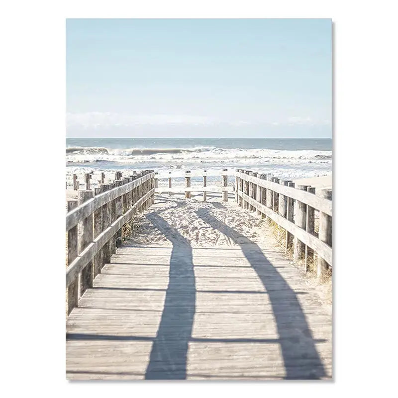 Beach Sea Ocean Poster Wall Art Canvas Painting Home Decoration