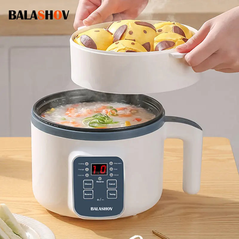 Mini Electric Rice Cooker Household Multicooker Steamer for Kitchen