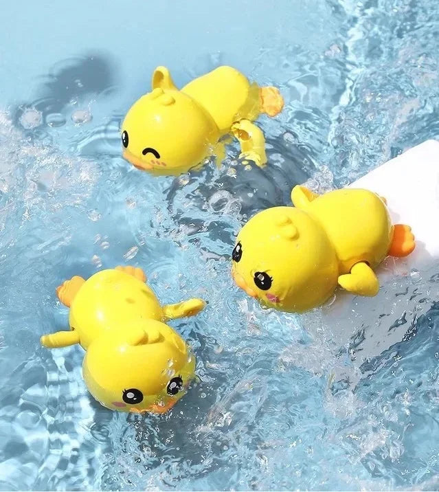 Baby Bath Toys Kids Swimming Clockwork Dolls Play Water Fun Toys
