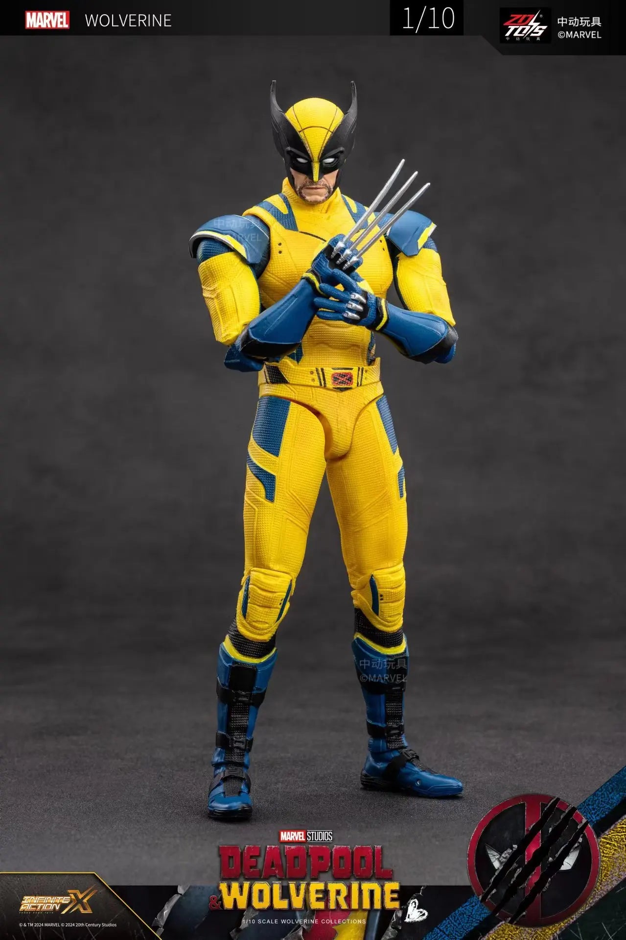 Toys Deadpool & Wolverine Action figures Deadpool Boxed Wolverine