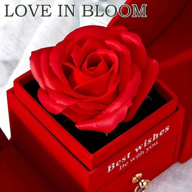 Luxury Rose Jewelry Box - Valentine's Day, Mother's Day, Eternal Flower
