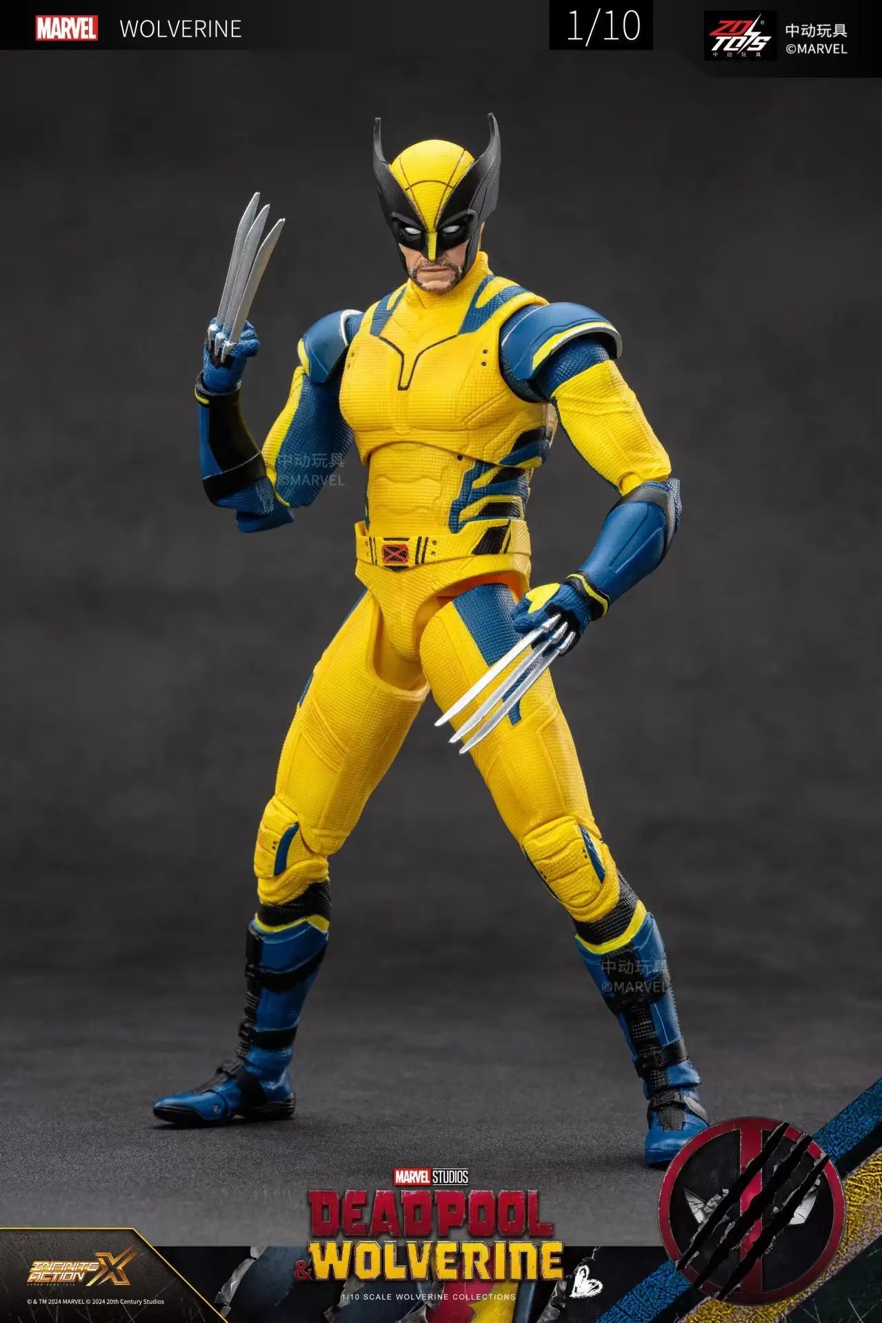 Toys Deadpool & Wolverine Action figures Deadpool Boxed Wolverine